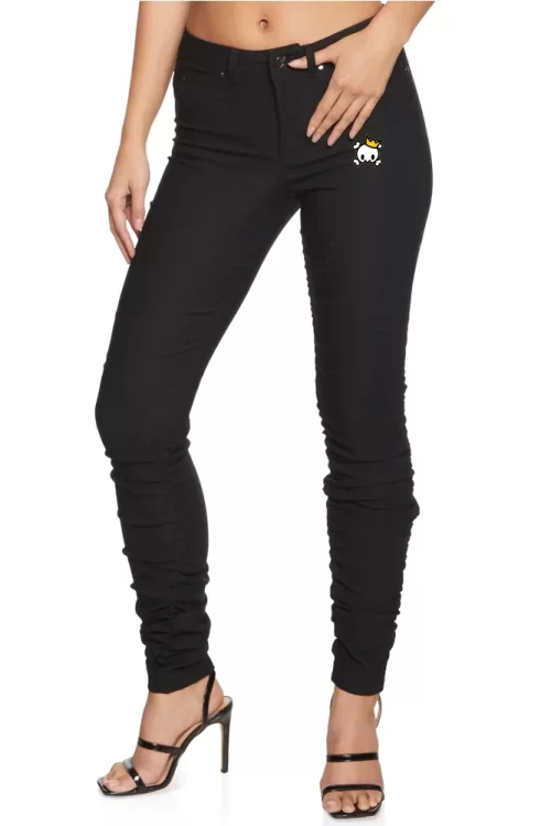 Women Stretch Jeans Mid Waist Solid Color Provides Ladies Skinny Denim Jeans Pants For Girls From Pakistan