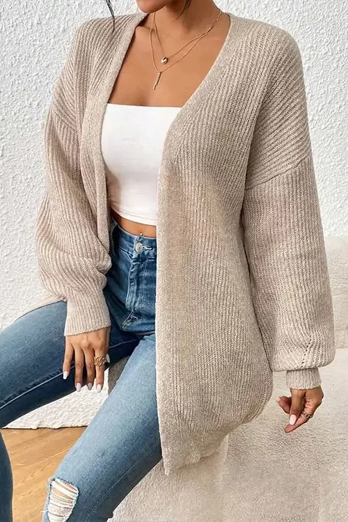 Women’s basic Cardigans fall winter Open Front Warm Sweaters Knitwear Chunky Soft Trendy Knit Outwear